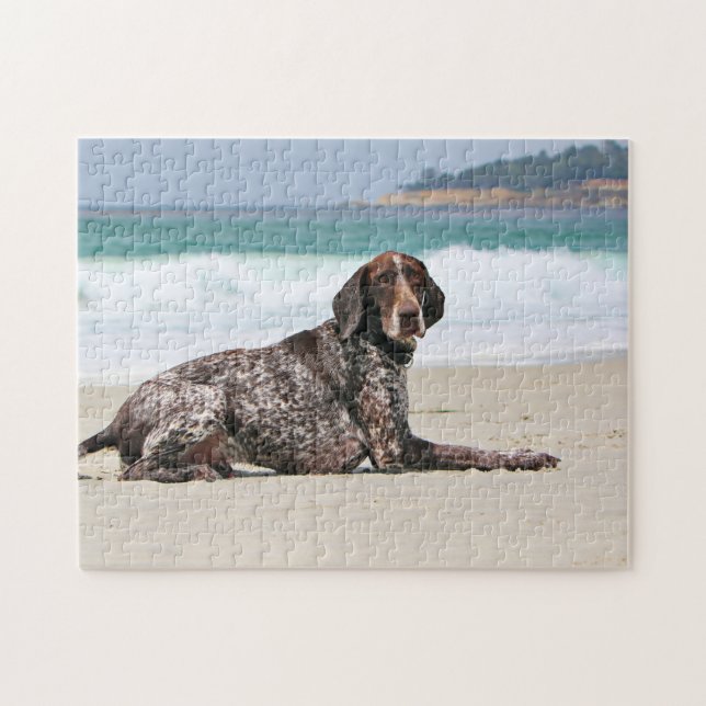 Puzzle Indicateur aux cheveux courts allemand - Luc - (Horizontal)