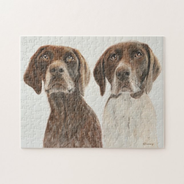 Puzzle Indicateurs aux cheveux courts allemands (Horizontal)
