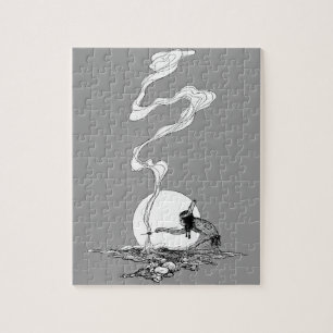 Puzzle Indien dans sa solitude par NC Wyeth Vintage Weste