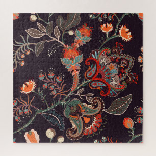 Puzzle Indien Floral Grande Nature sans joint