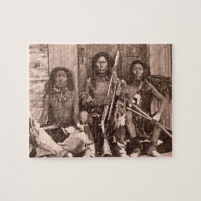 Puzzle Indiens de Spokane, 1861 (photo de b/w) (Horizontal)