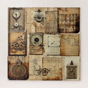 Puzzle industriel vintage