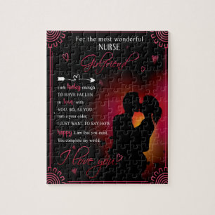Puzzle Infirmière amie cadeau De Boyfriend Valentine