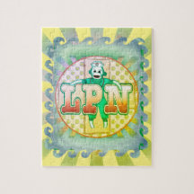 Infirmière du LPN de singe-sock