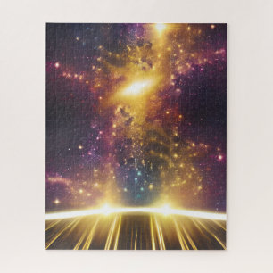 Puzzle Infusion d'étoile brillante cosmique paysage spati