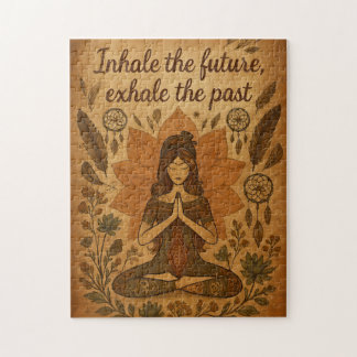 Puzzle 🧩 Inhale the Future, Exhale the Past – Boho Yoga