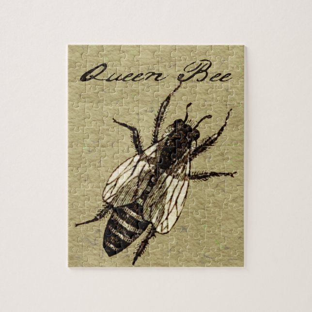 Puzzle Insecte de la faune de l'abeille Queen (Vertical)