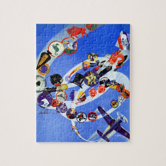 Puzzle Insigne de l'escadron (Vertical)