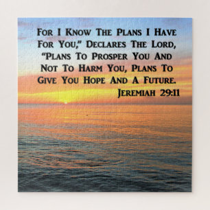 PUZZLE INSPIRANT JEREMIAH 29:11 SCELER