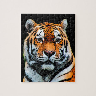 Puzzle Inspiration des yeux de tigre