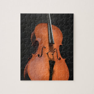 Puzzle Instrument ficelé par ficelles en bois