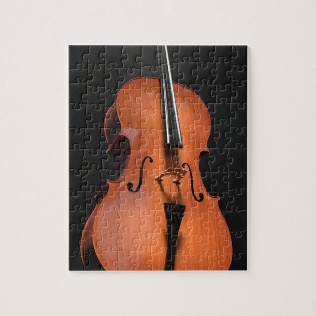 Puzzle Instrument ficelé par ficelles en bois (Vertical)