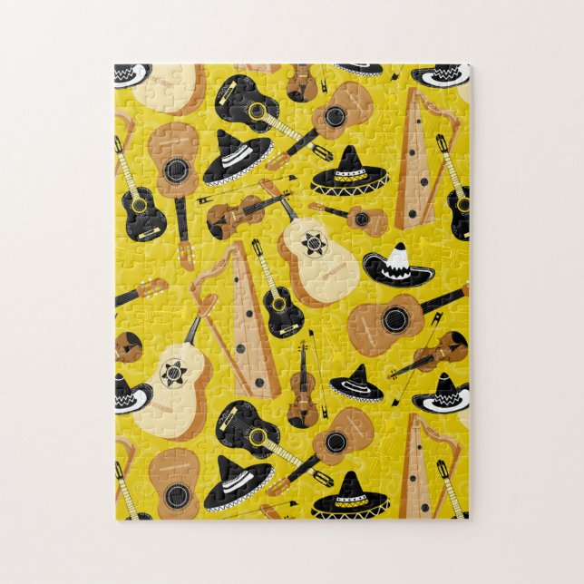 Puzzle Instruments de bande Mariachi (Vertical)