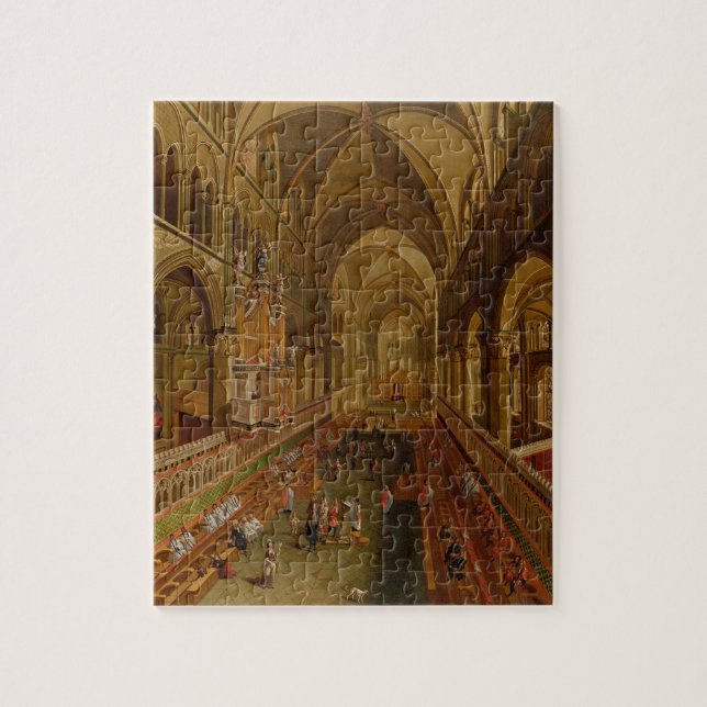 Puzzle Intérieur de la cathédrale de Cantorbéry, (Vertical)