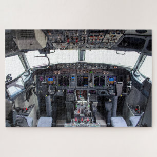 Puzzle Intérieur du poste de pilotage des aéronefs à réac