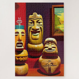 Puzzle Intérieur Tiki Life Ken Gage Art