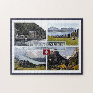 Puzzle Interlaken - Suisse - Mosaic -