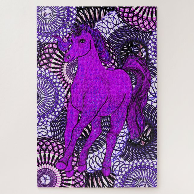 Puzzle Invisible Unicorn (Vertical)