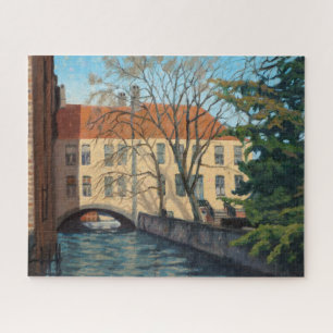 Puzzle Invitation Bruges Canel Impressionniste Peinture à