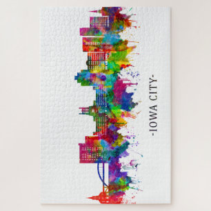 Puzzle Iowa City Iowa Skyline