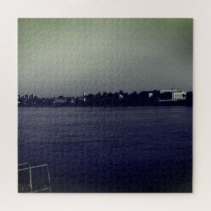 Puzzle Irak vintage Bagdad rivière forat