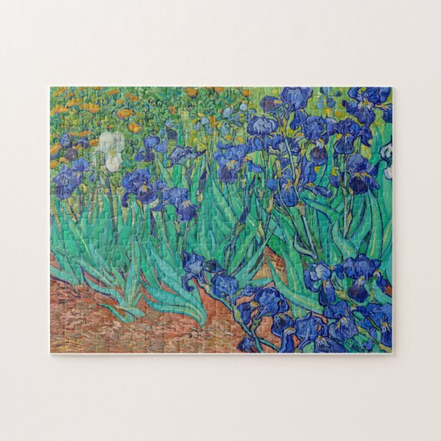 Puzzle Irises de Vincent Van Gogh (1889) (Horizontal)