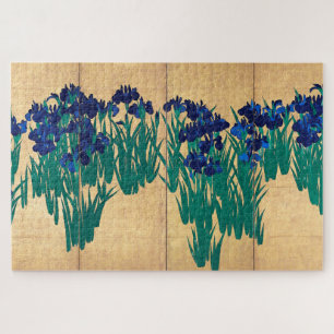 Puzzle Irises Japonais, Ogata Kōrin