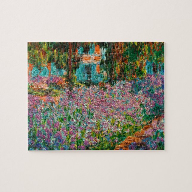 Puzzle Irises Monet Garden Fleurs Giverny (Horizontal)