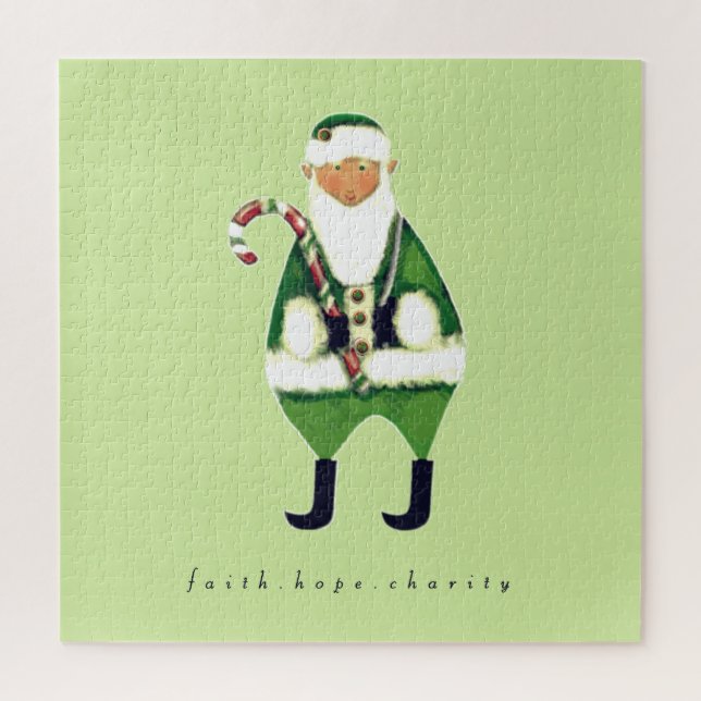 Puzzle Irish Christmas Gift (Vertical)