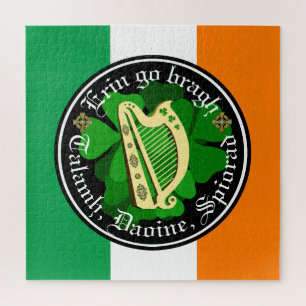 Puzzle Irlande pour toujours/Erin aller bragh/a terre/peu