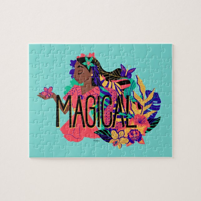 Puzzle Isabella d'Encanto | Graphique floral magique (Horizontal)