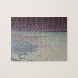 Puzzle Israël, Mer Morte, Ein Bokek, Mer Morte, crépuscul