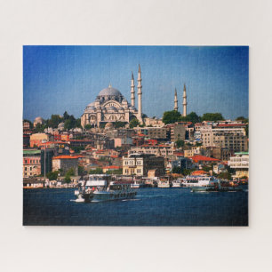 Puzzle Istanbul, panorama du Sultan Ahmed Mosques, Turqui