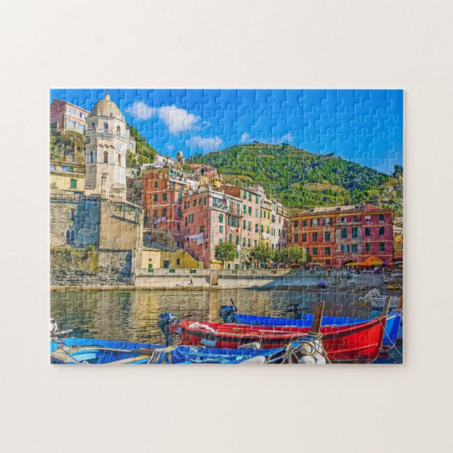 Puzzle Italie pittoresque cinque terre ligurie été (Horizontal)