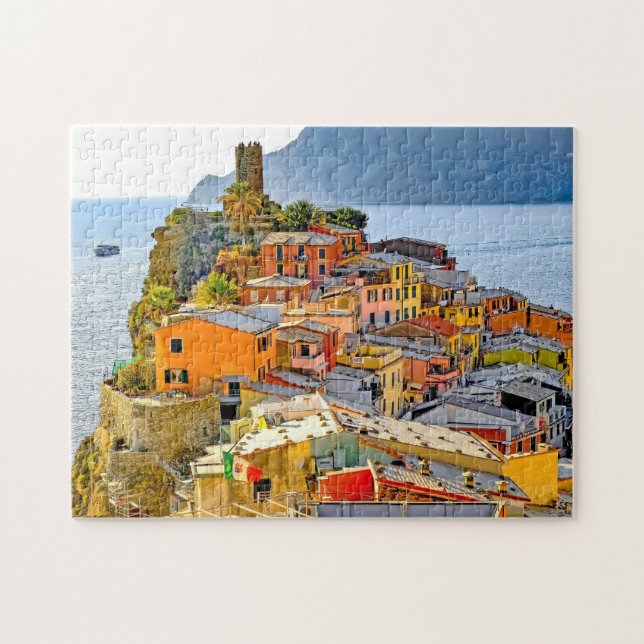 Puzzle Italie pittoresque cinque terre ligurie été (Horizontal)