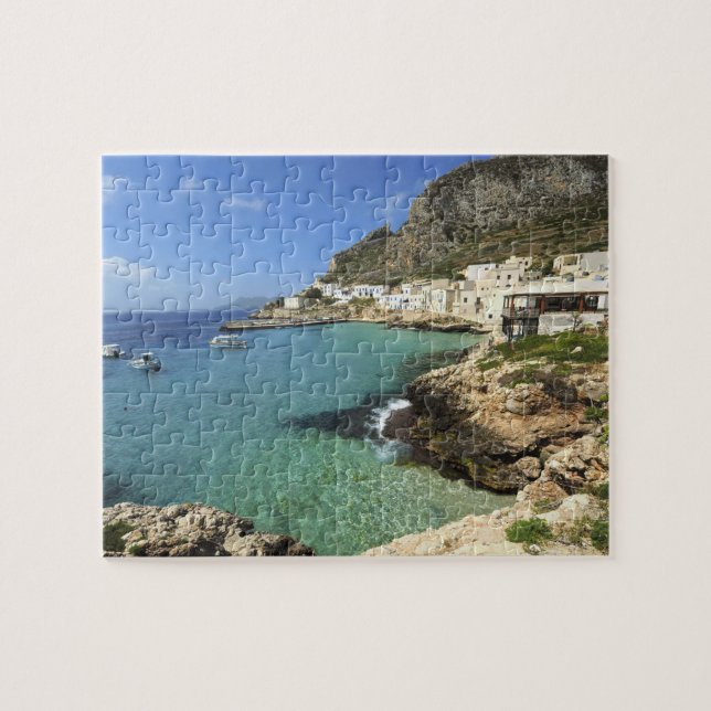 Puzzle Italie, Sicile, îles Egadi, Levanzo, (Horizontal)