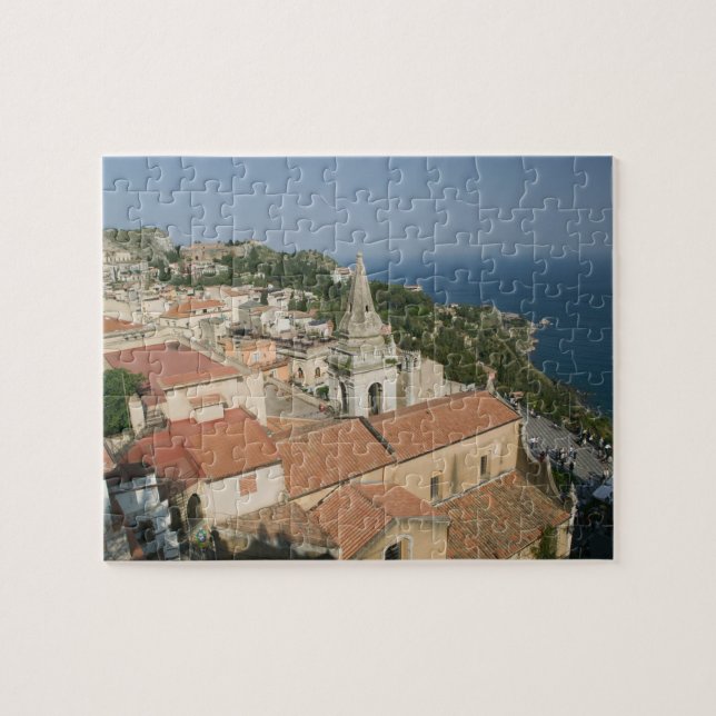 Puzzle ITALIE, Sicile, TAORMINE : Vue sur la Piazza IX (Horizontal)