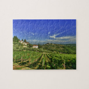 Puzzle Italie, Toscane, Greve. Les vignobles de Castello