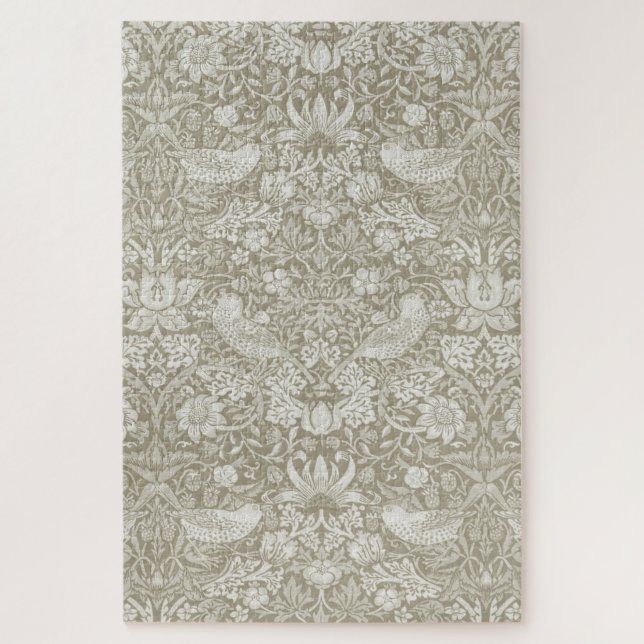 Puzzle Ivory, Thief fraise, William Morris (Vertical)