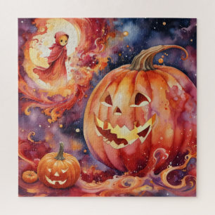 Puzzle Jack-o-lanternes cosmiques : un Imaginaire d'Hallo