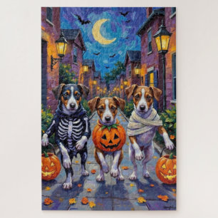 Puzzle Jack Russell Costumes d'Halloween à la belle étoil