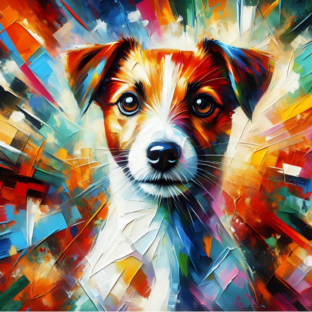 Puzzle Jack Russell Terrier Acrylique Impression | Coloré (Créateur téléchargé)