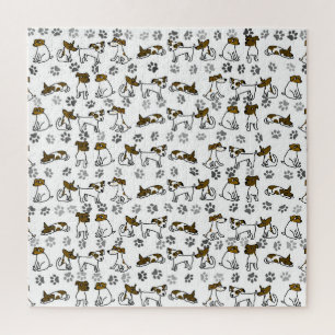 Puzzle Jack Russell Terrier Dessin Animé Difficile