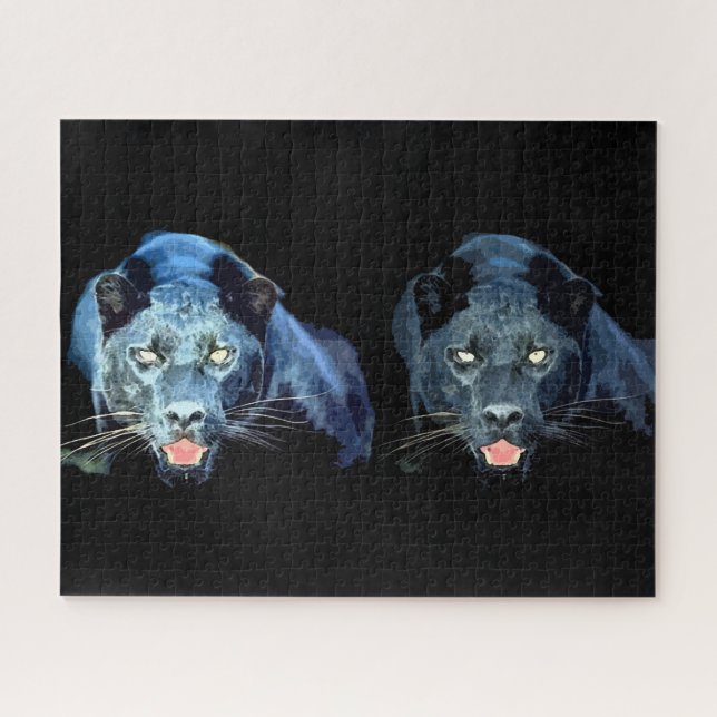 Puzzle Jaguar - Les grands chats des animaux sauvages (Horizontal)