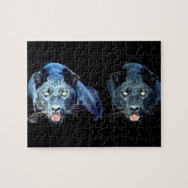 Puzzle Jaguar - Les grands chats des animaux sauvages (Horizontal)