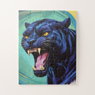 Puzzle Jaguar - Panthère noire