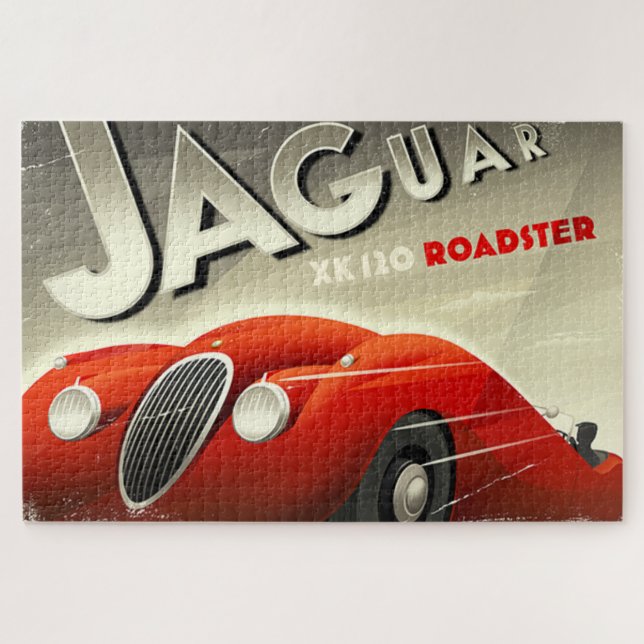 Puzzle Jaguar Roadster (Horizontal)
