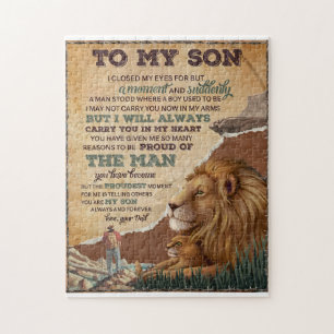 Puzzle J'Ai Fermé Les Yeux Pour Un Moment - Papa À Son