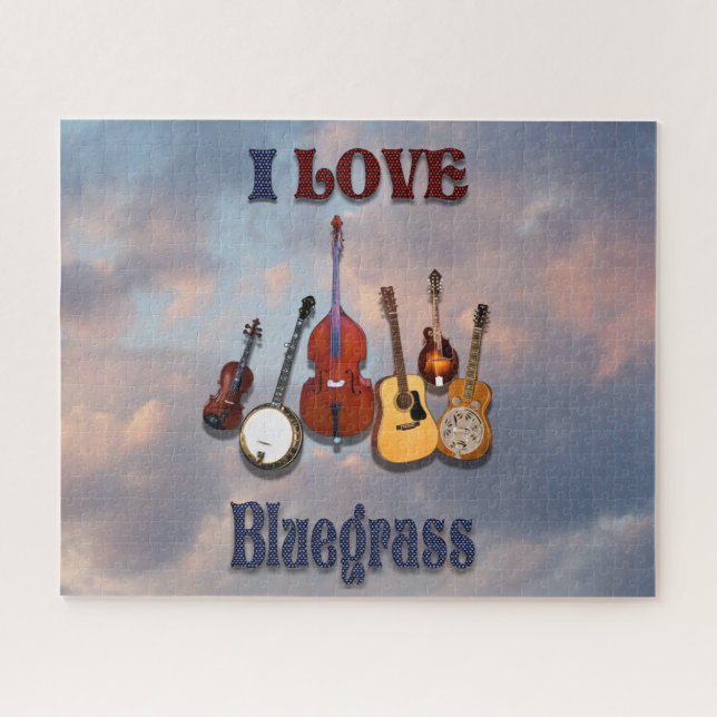 PUZZLE J'AIME B LUEGRASS (Horizontal)