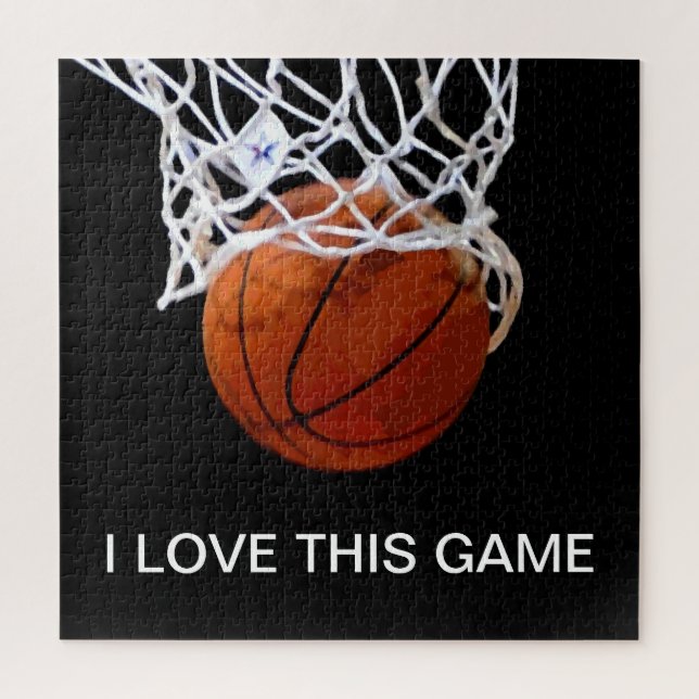 Puzzle J'Aime Ce Jeu Basketball Art Sports (Vertical)